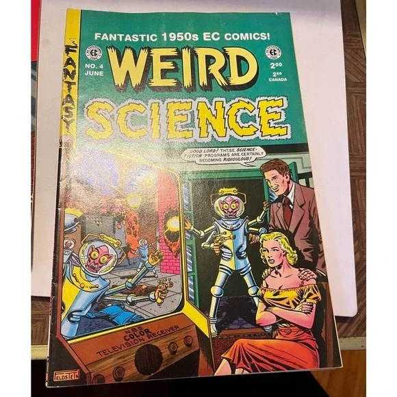 6 WEIRD Science & SHOCK EC Comics 1950's Reprints Gladstone 1993 - Picture 3 of 7